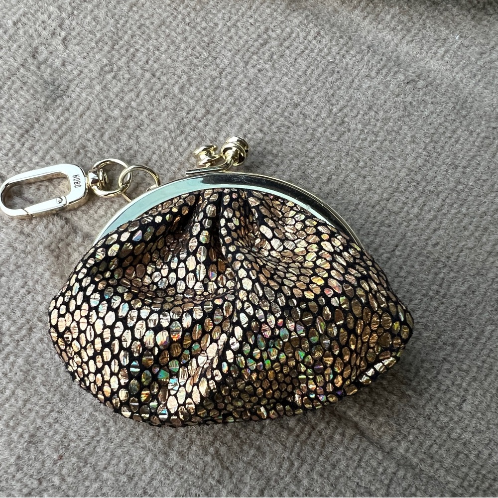 HOBO Gold and Black pouch